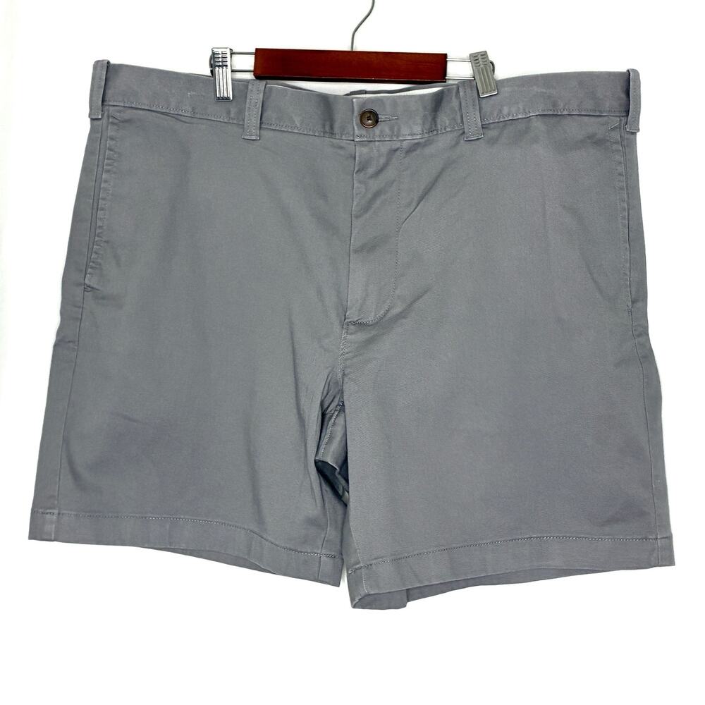 J. Crew Factory Slate Gray Chino Shorts 7" Inseam 99% Cotton NWT Mens 40